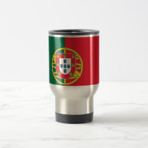 Tasse de voyage avec le drapeau du Portugal