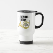 Tasse de voyage de cor de harmonie