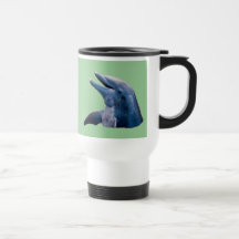 Tasse de voyage de dauphin