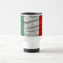 Tasse de voyage de drapeau de l'Italie