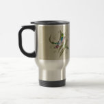 Tasse de voyage de lueur de libellule