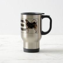Tasse de voyage de malamute d'Alaska