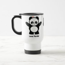 Tasse de voyage de Panda® d'amour
