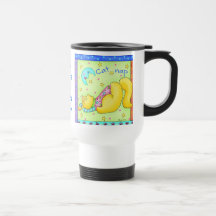 Tasse de voyage de petit somme de chat