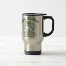 Tasse de voyage de terreur de Jack Russell