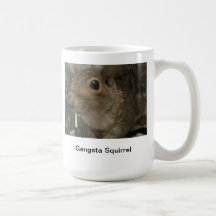 Tasse d'écureuil de Gangsta