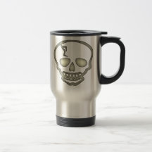 Tasse déplaisante de voyage de crâne