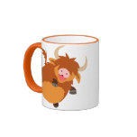 Tasse des montagnes de flottement mignonne de vach tasses