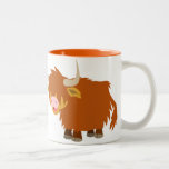 Tasse des montagnes de vache à bande dessinée mign tasses