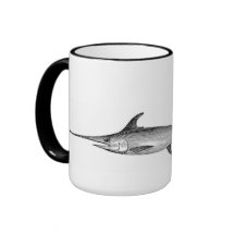 tasse d'espadons, illustration scientifique