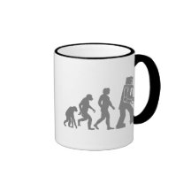 Tasse d'évolution de robot