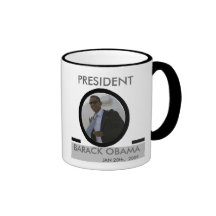 TASSE D'INAUGURATION DE PRÉSIDENT BARACK OBAMA