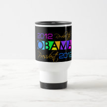 Tasse d'OBAMA 2012 - choisissez le style et la cou