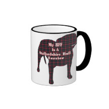 Tasse du bull-terrier BFF du Staffordshire