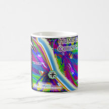 Tasse du comté de Humboldt la Californie de carte 