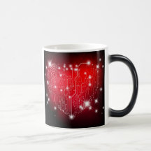 Tasse électrique d'amour