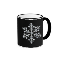 Tasse en cristal de flocon de neige