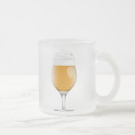 Tasse en verre de bière