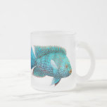 Tasse en verre givré de Cichlid de Carpintis le Te