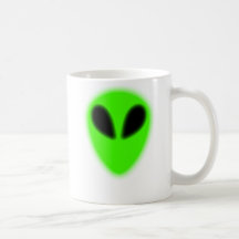 Tasse étrangère verte rougeoyante