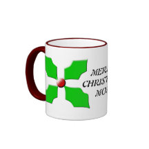 Tasse faite sur commande de houx de maman de Joyeu