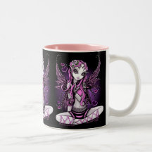 Tasse féerique rose de dentelle de jour de Valenti