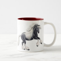 Tasse gitane de cheval d'épi de Vanner