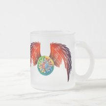 tasse givrée de jour ensoleillé