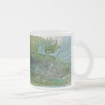 Tasse givrée par bactéries