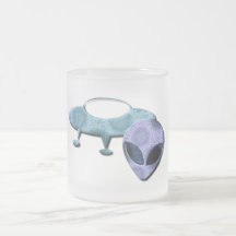 Tasse givrée par conception d'espace extra-atmosph