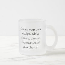 Tasse givrée personnalisée