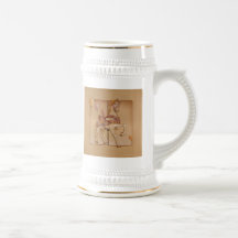 Tasse givrée, Steins - carrousel pourpre de poney