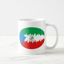 Tasse Gnarly de drapeau de Guinée équatoriale