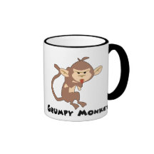 Tasse grincheuse de singe