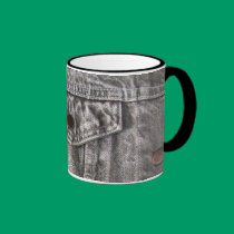 Tasse grise de ~ de denim tasses