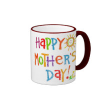 Tasse heureuse de jour de mères