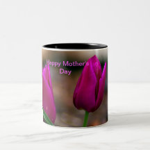 Tasse heureuse de jour de mères
