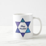 Tasse heureuse de photo d'étoile de David de Hanou