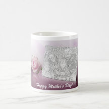 Tasse heureuse de photo du jour de mère