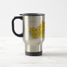 Tasse heureuse de voyage de chat