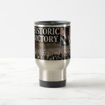 Tasse historique de la victoire d'Obama
