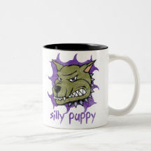 Tasse idiote de Halloween de chiot