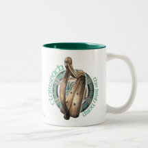 Tasse irlandaise d'harpe