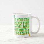 Tasse irlandaise ivre
