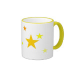 Tasse jaune d'étoile