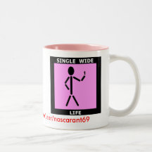 Tasse large simple de conscience de cancer du sein