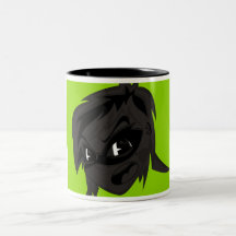 Tasse masquée de fille de super héros