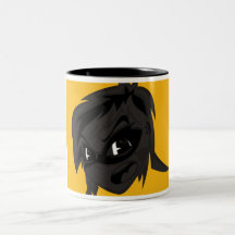 Tasse masquée de fille de super héros