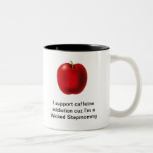 Tasse mauvaise de dépendance de caféine de Stepmom