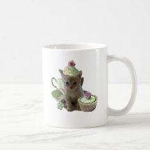 Tasse mignonne de chaton de Cupcat